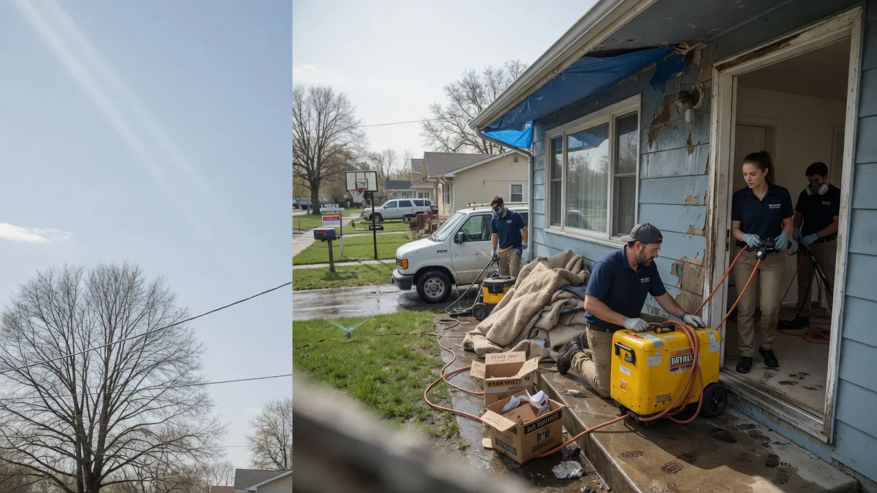 Basement Flood Cleanup in Hinton, OK near me